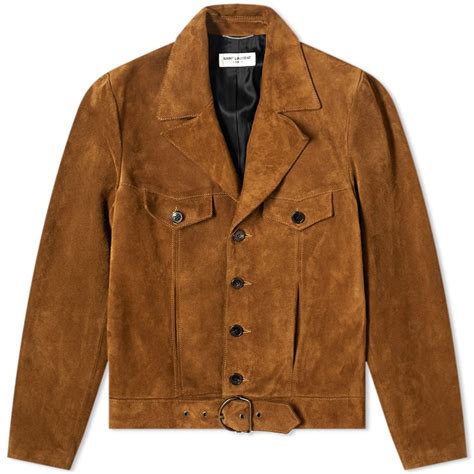 ysl womens jackets|saint laurent suede jacket.